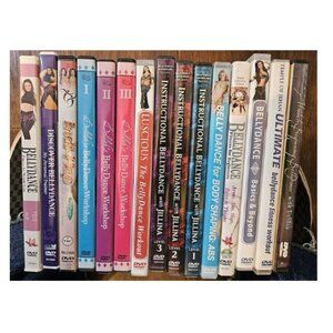 Lot of Bellydance DVDs